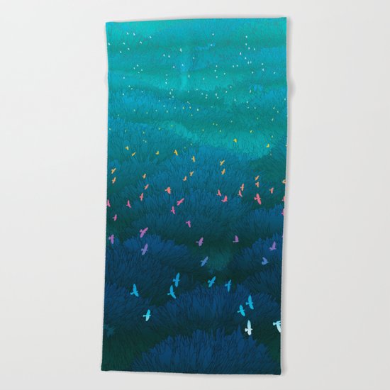 Amazonian Flight Beach Towel