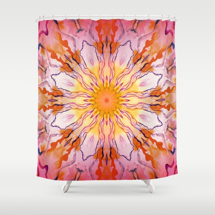 The Four Elements: Fire Shower Curtain