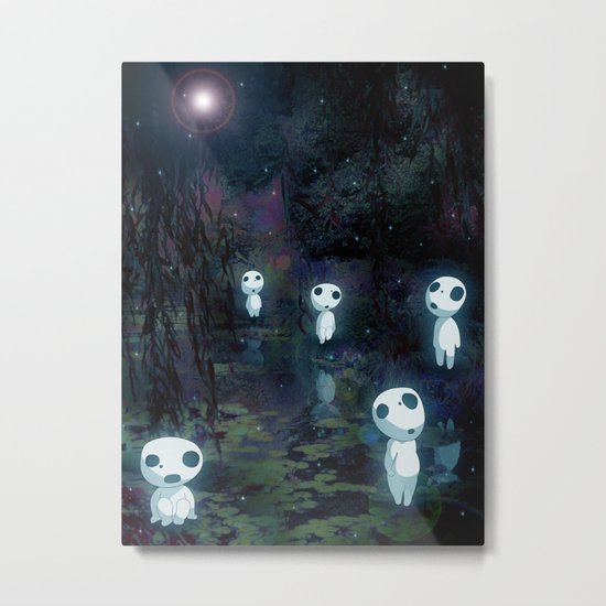 Princess Mononoke - The Kodama Metal Print