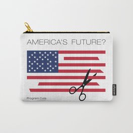 America's Future? Program Cuts Carry-All Pouch