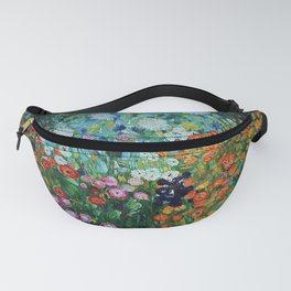 Flower Garden Riot of Colors by Gustav Klimt Fanny Pack