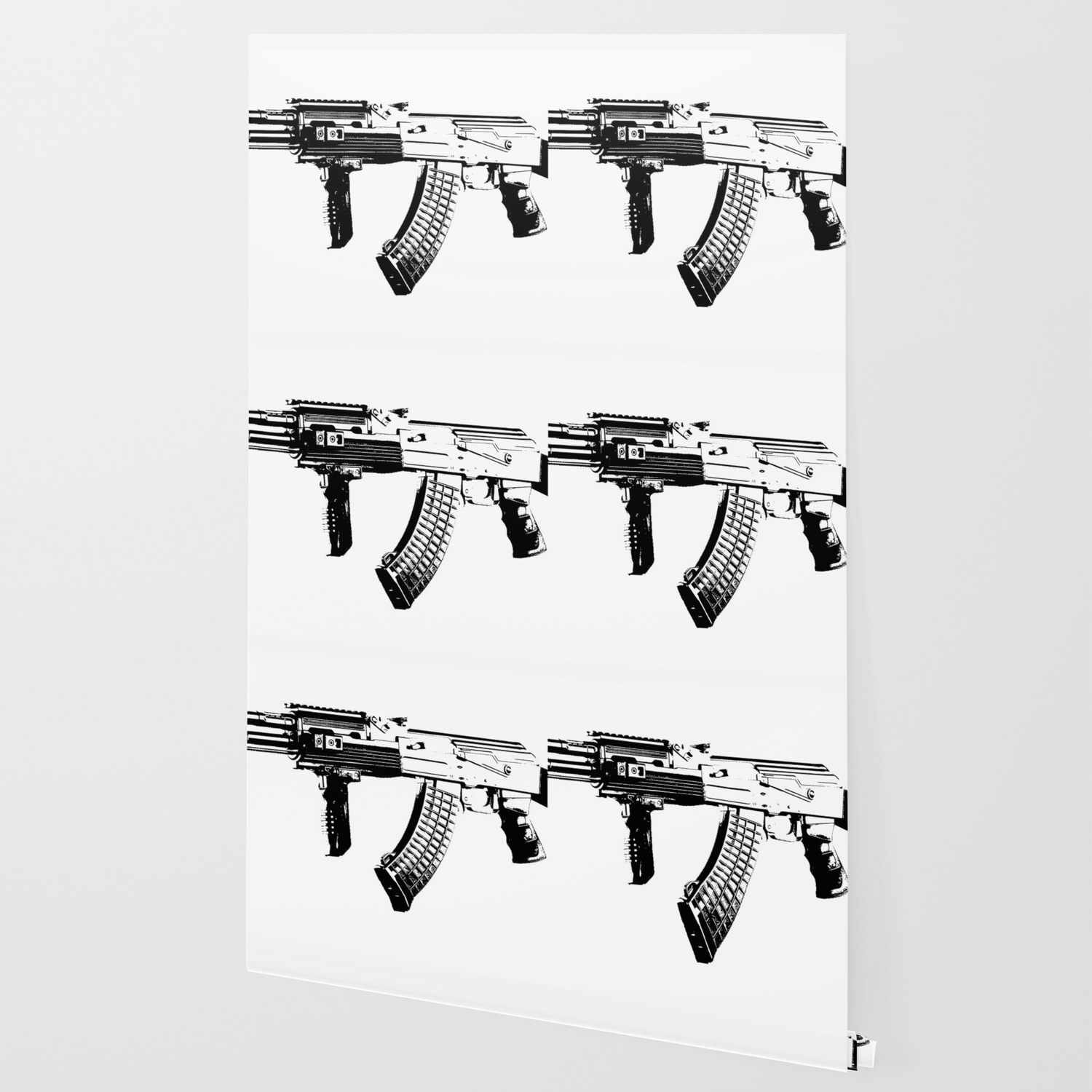 AK-47 Wallpaper by rchaem | Society6