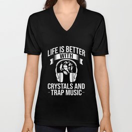Chakra Healing Crystal Beginner Meditation Healer V Neck T Shirt