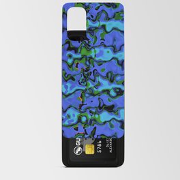 Synth blue wave Android Card Case