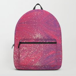 Pink Parallel Universe Backpack | Galaxy, Stars, Pink, Acrylic, Purple, Trippy, Digital, Graphicdesign, Universe, Painting 