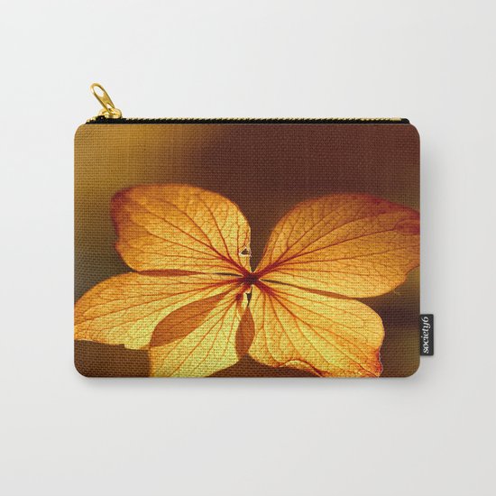 Fragile Hydrangea Flower Carry-All Pouch