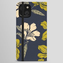 Abstract elegance pattern with floral background.  iPhone Wallet Case
