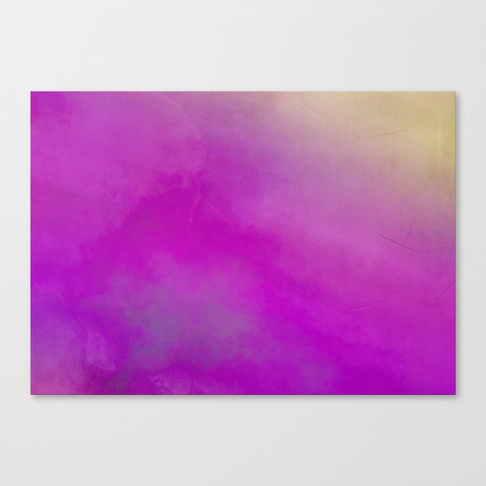 Abstract watercolor purple Canvas Print