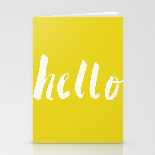 Hello x Sunshine Script Stationery Cards