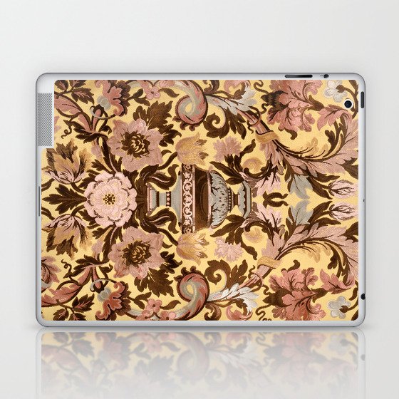 Baroque Pink Floral Laptop & iPad Skin