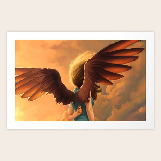 About to fall Art Print