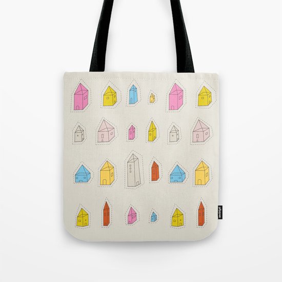 Transparent Houses Tote Bag