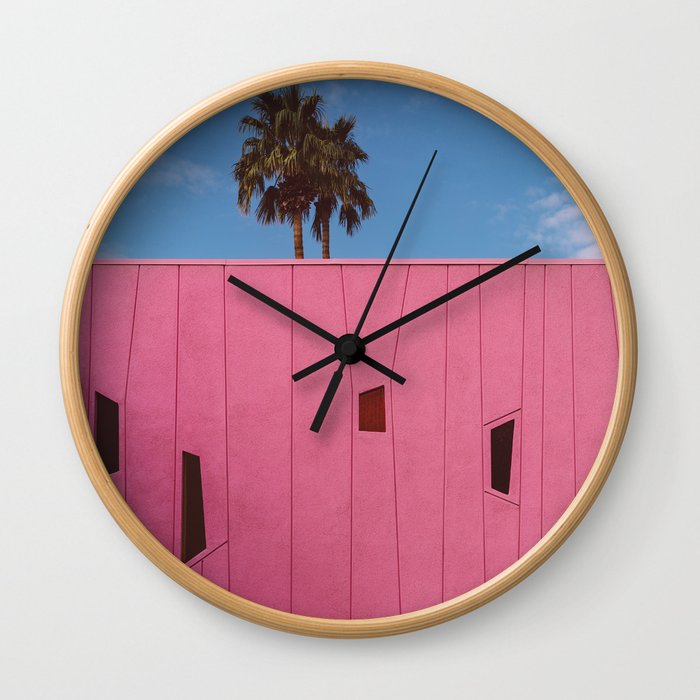 Palm Springs Vibes III Wall Clock