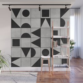 My Favorite Geometric Patterns No.12 - Grey Wall Mural