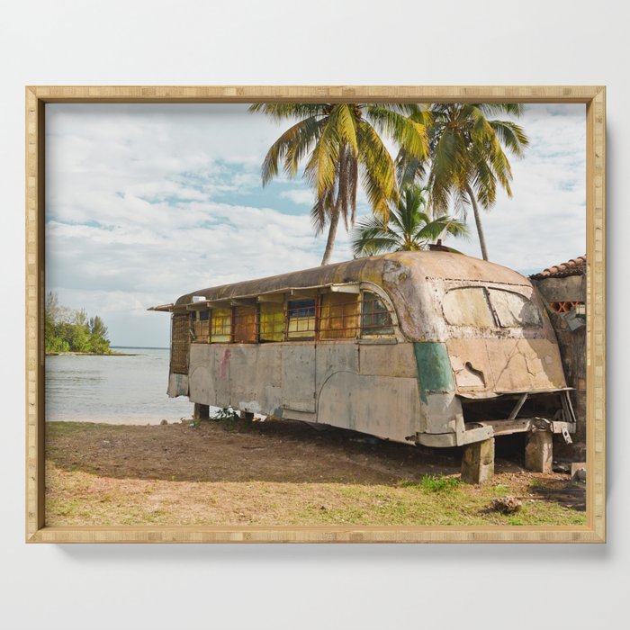 Playa Larga Bus Cuba Beach Hobo House Landscape Tropical Island