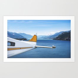 seaplane flying Art Print | Landscape, Nature, Photo 