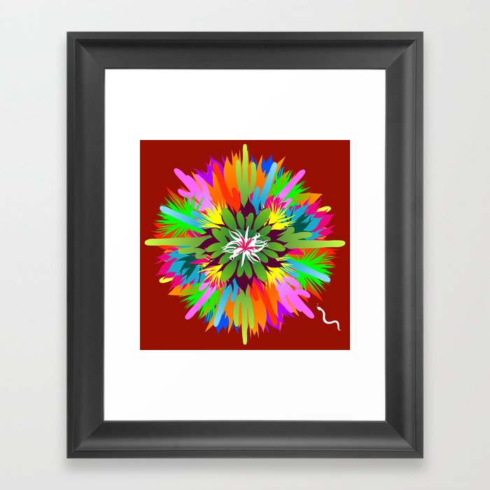 Desert Flower Framed Art Print
