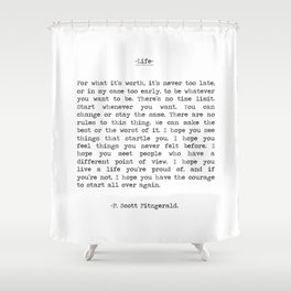 Quotes Shower Curtains For Any Bathroom Decor Society6