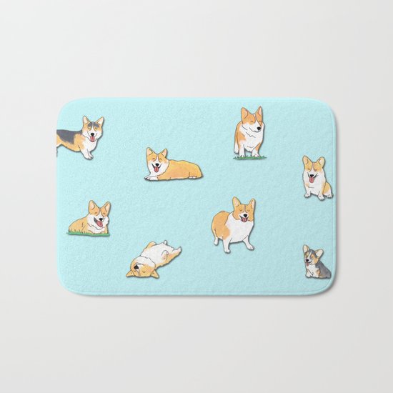 Corgi Bath Mat