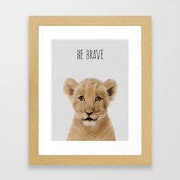 Lion Print Framed Art Prints For Any Decor Style Society6