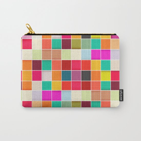 Colorful Rectangles Carry-All Pouch