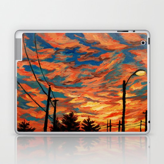 Street Meets Sky Laptop & iPad Skin