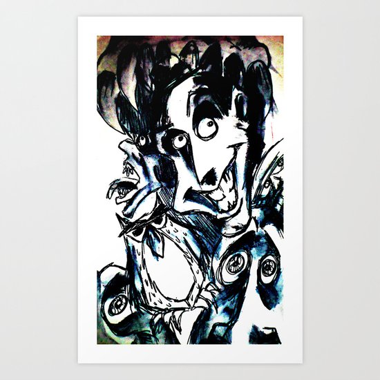 LIMBO (Ink Sketch) Art Print