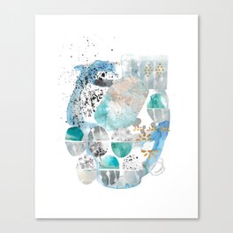Even the circle is not perfect Canvas Print