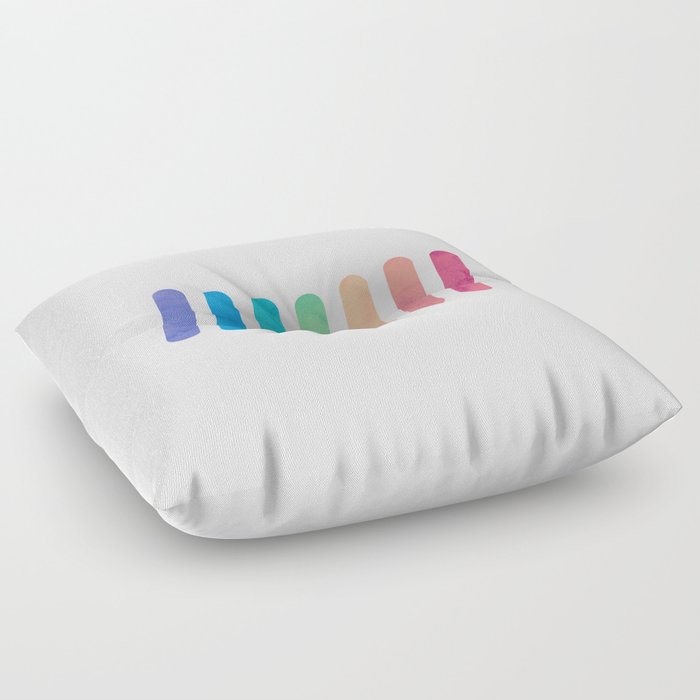 Rainbow I Floor Pillow