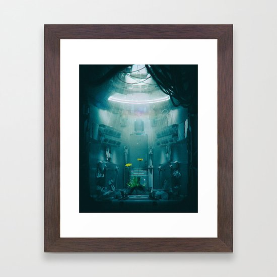 LAST FLOWER (everyday 01.22.18) Framed Art Print by beeple | Society6