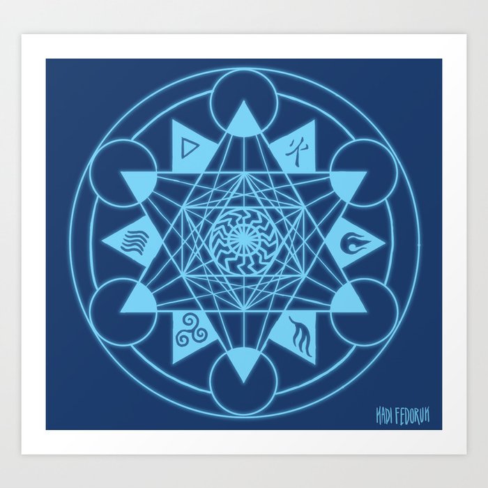 Fire Seal Art Print by Kadi Fedoruk Society6