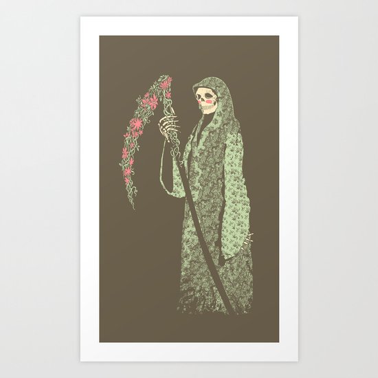 Grim Poetry Art Print