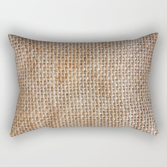Cotton Canvas Rectangular Pillow