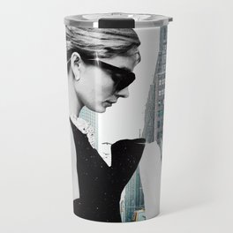 "Audrey In The City" Photo Montage Travel Mug