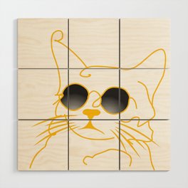 Cat Wood Wall Art