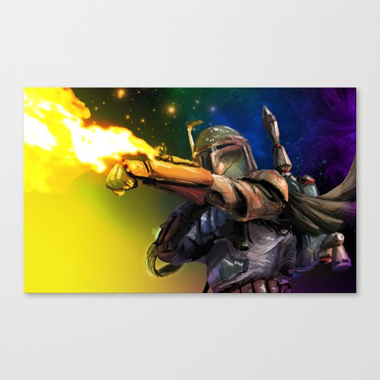 Boba Fett Canvas Print