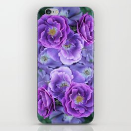 Deep purple roses. iPhone Skin
