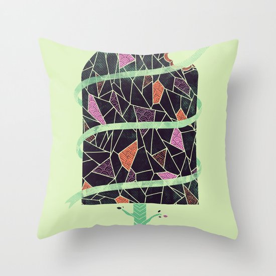 Winter Tree Throw Pillow