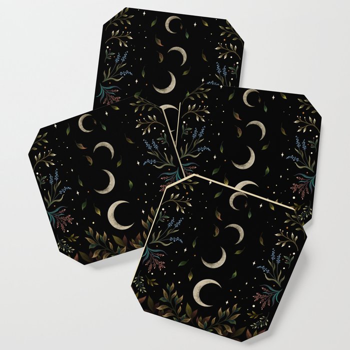 Crescent Moon Garden Coaster