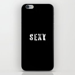 Cool Text Sexy iPhone Skin