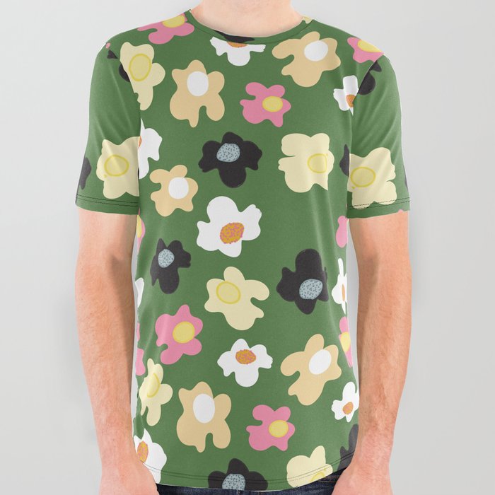 Spring Whispers All Over Graphic Tee
