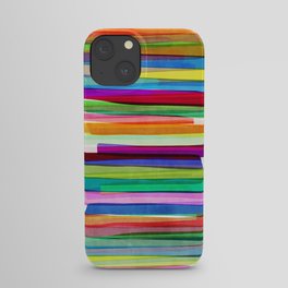 Colorful Stripes 1 iPhone Case