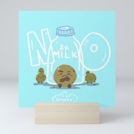 "NO MILK" Mini Art Print