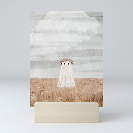 There's a Ghost in the Meadow Mini Art Print