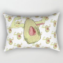 Strong Avocado Rectangular Pillow
