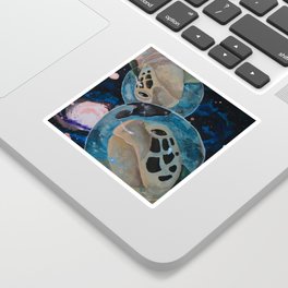 Space Turtles Sticker