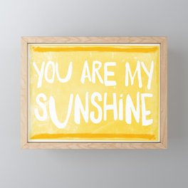 My Sunshine Love Framed Mini Art Print