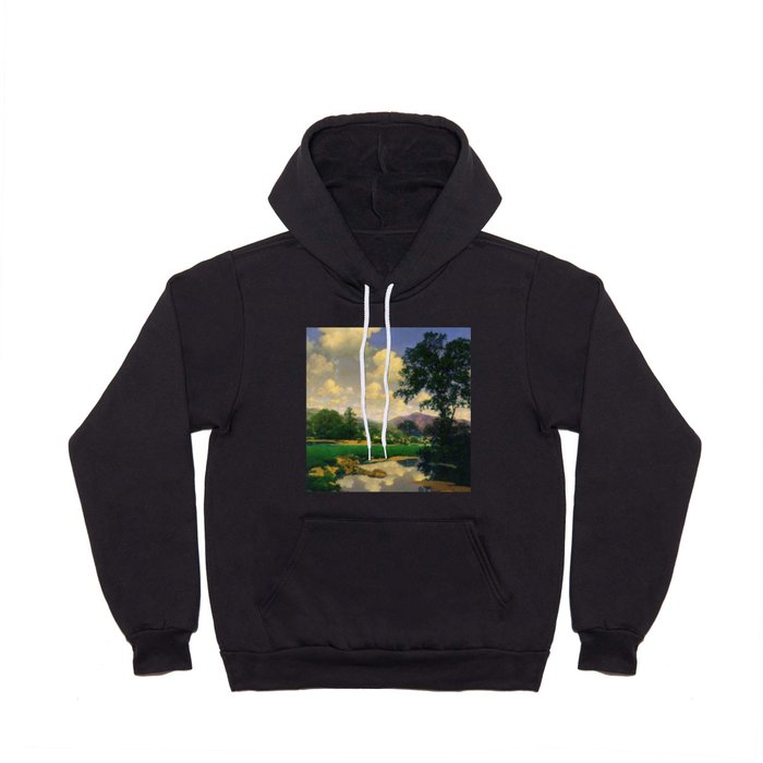 Maxfield Parrish, Landscape Paintings Hoody
