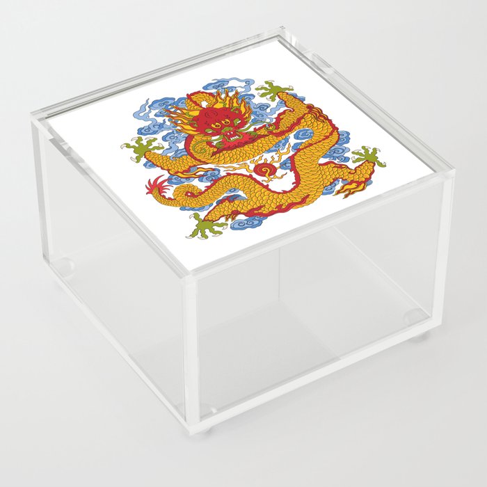Golden Dragon Acrylic Box
