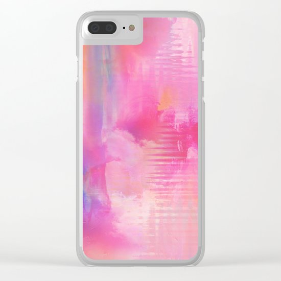 Abstract NC 03 Clear iPhone Case